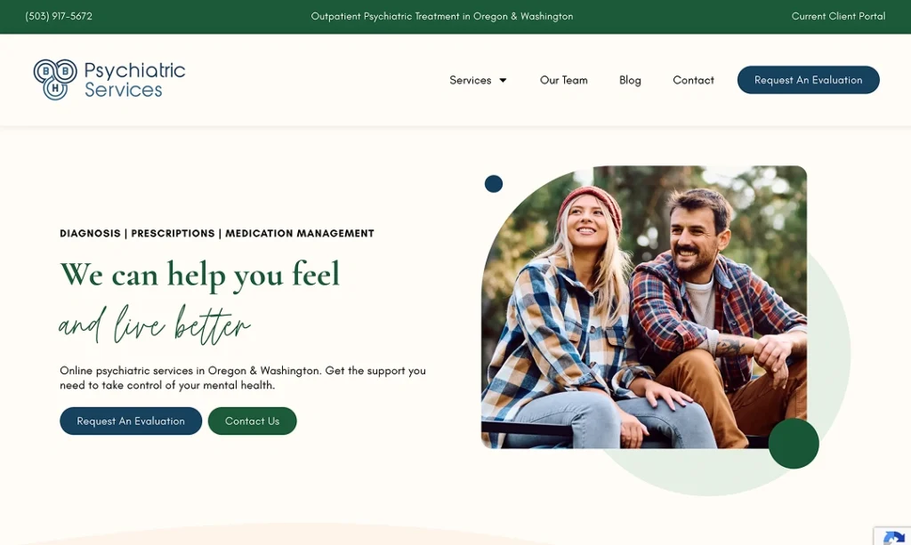 BBH Psychiatric Services website by Neil Amponin