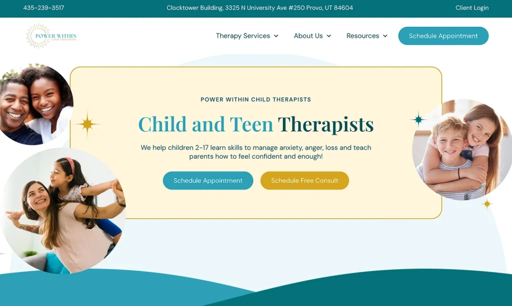 Power Within Counseling website by Neil Amponin